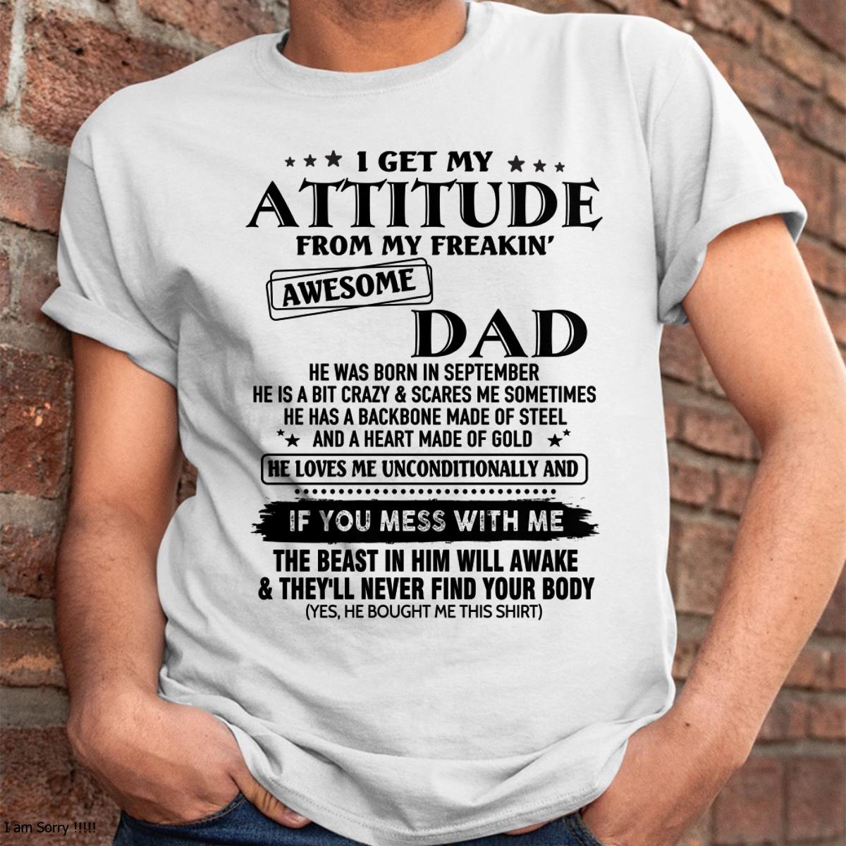 September - Gift For Son and Daughter From Dad - NGHL09 - (SKU-TDADC-09)