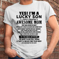 May - I am Lucky Son - Gift For Son From Mom - NGHL05 - (SKU-T1206LMS-05)