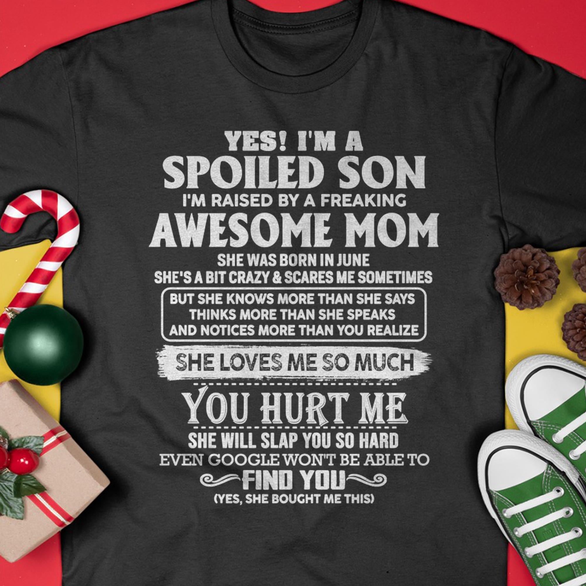 June - Awesome Mom - Perfect Gift For Spoiled Son From Mom - NGHL06 (SKU05-47-06)