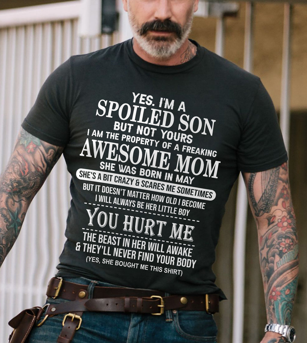 May - Awesome Mom Born In May - Special gift for Son From Mom - NGHL05 (SKU10-45-05)
