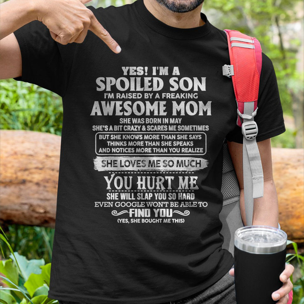 May - Awesome Mom - Perfect Gift For Spoiled Son From Mom - NGHL05 (SKU05-47-05)