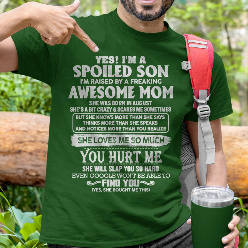 August - Awesome Mom - Perfect Gift For Son From Mom - NGHL08 (SKU05-47-08)
