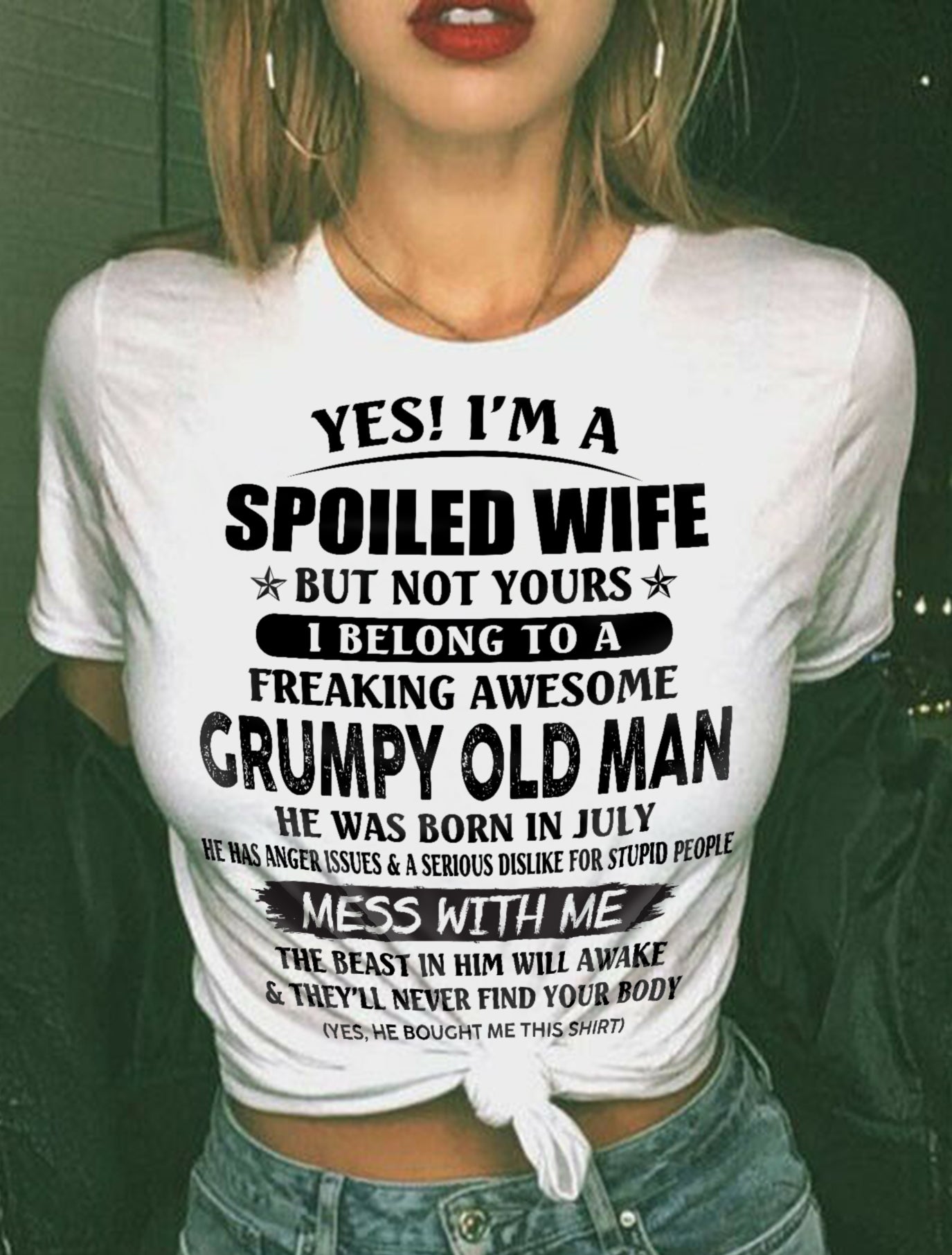 Grumpy Old Man July – Perfect gift for wife From Husband – NGHL07 (SKU08-63-07)