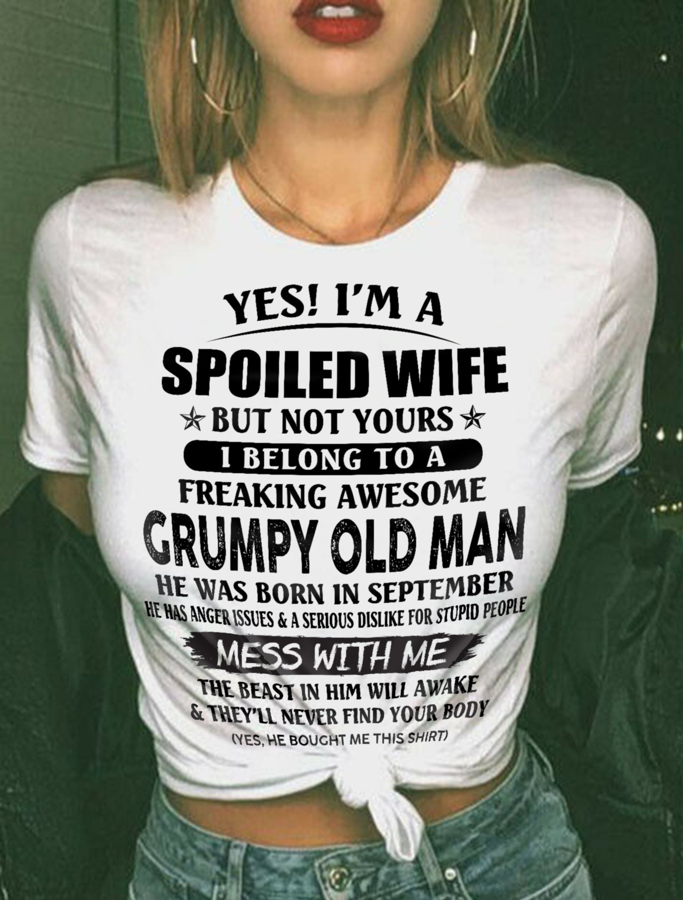 Grumpy Old Man September – Perfect gift for wife From Husband – NGHL09 (SKU08-63-09)