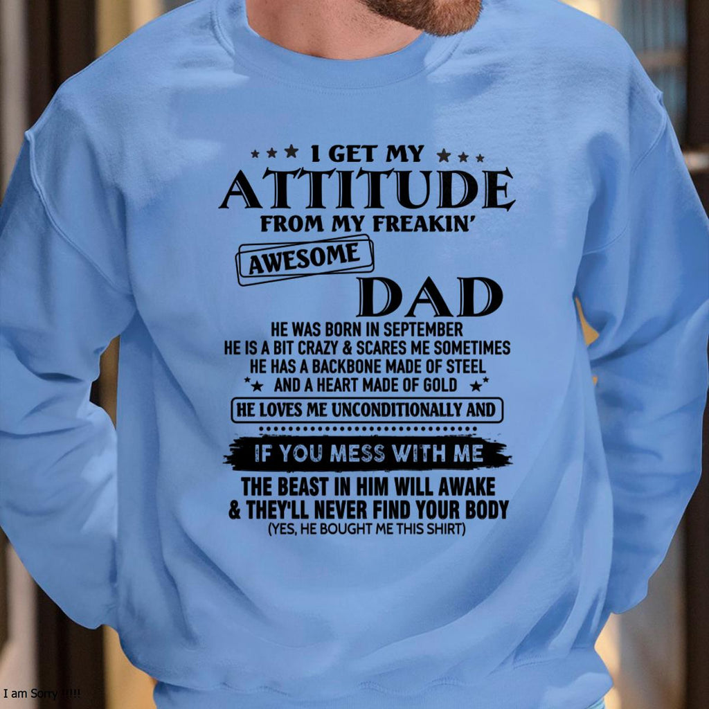 September - Gift For Son and Daughter From Dad - NGHL09 - (SKU-TDADC-09)