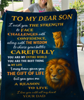 To My Son Blanket – A Hug You Can Hold from Dad