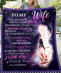 Special Gift For Wife Blanket - From Husband (SKU26B-01179)