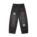 Men's Sunfade Vintage Wash Barrel Leg Jeans