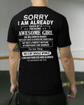 August - Awesome girl - Perfect gift for your boyfriend - (SKU04-86-08) - From Wife NGHL08