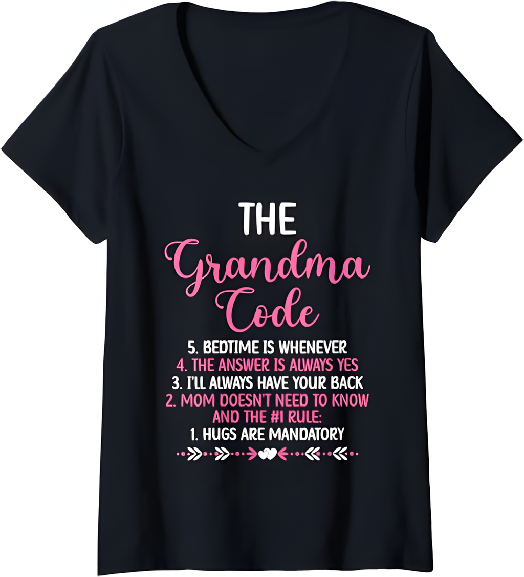 THE GRANDMA CODE T SHIRT - From grandma NGHL00