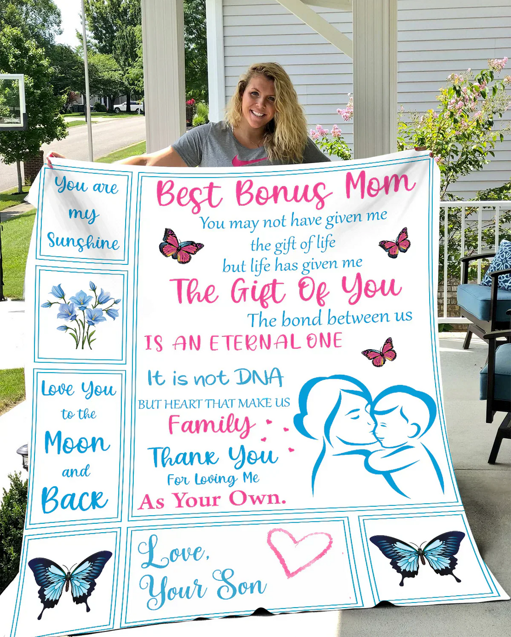 Best Bonus Mom Blanket From Son