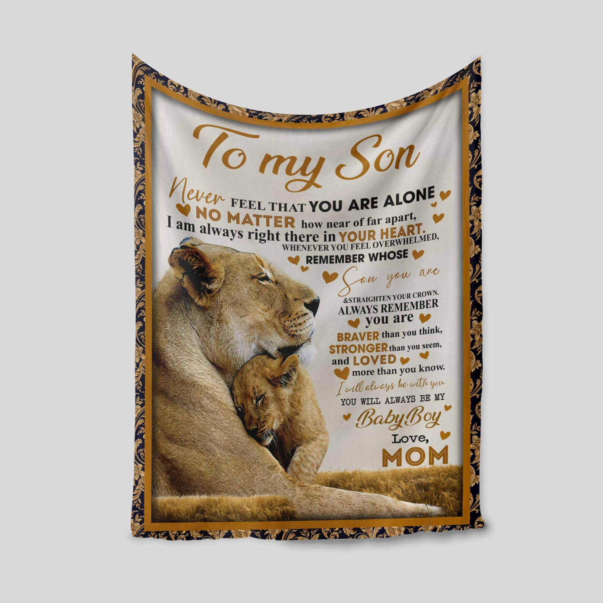 Special Gift For Son Blanket - From Mom