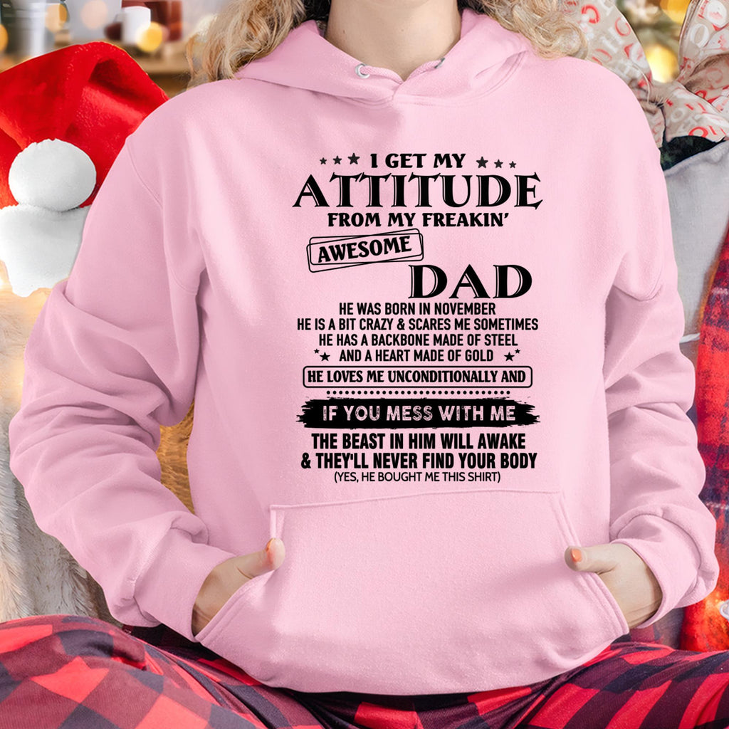 November - Gift For Son and Daughter From Dad - NGHL11 - (SKU-TDADC-11)