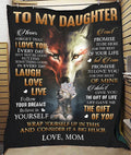 To My Daughter Blanket - From MOM (SKUB07-113) FULL