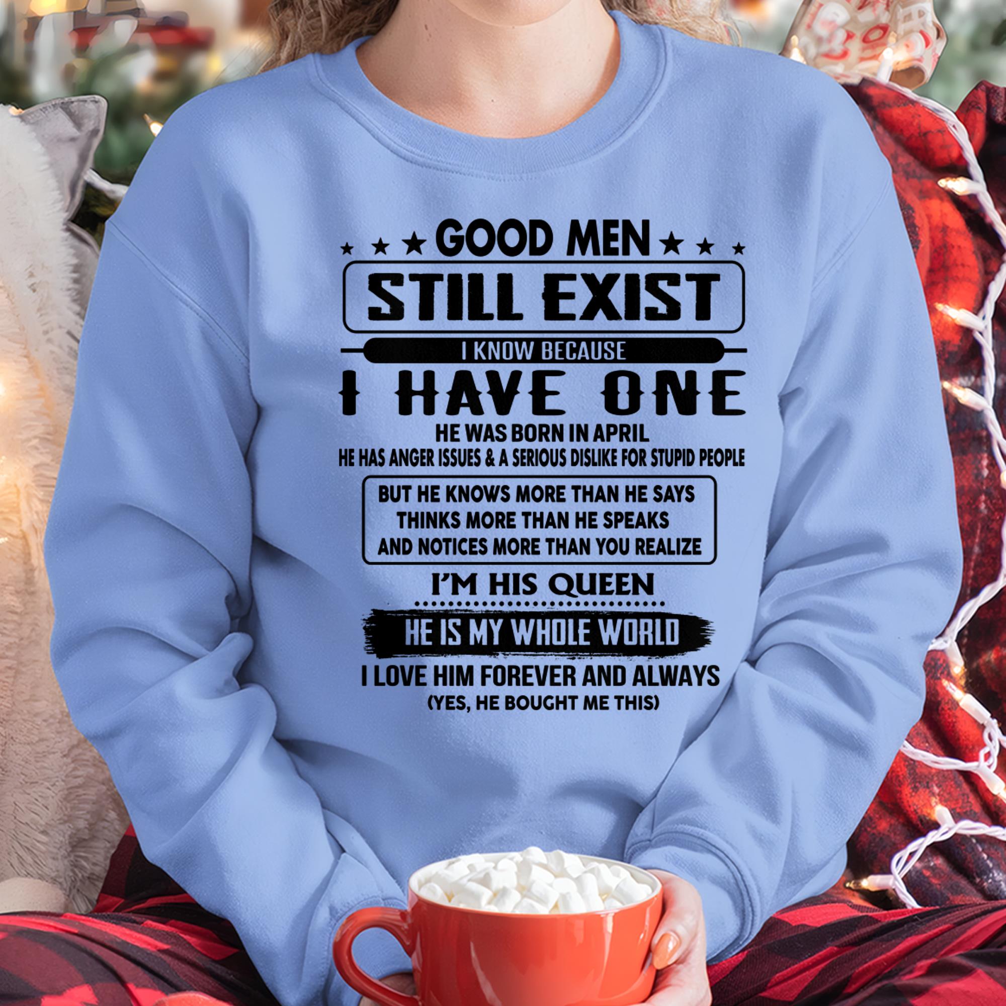 April - Good men Still Exist - gift for your girlfriend, wife from Husband - NGHL04 (SKU-GM-04)