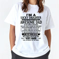 December - I'm Lucky Daughter - Gift for Daughter from Dad - NGHL12 (SKU-TLUCKYDD-12)