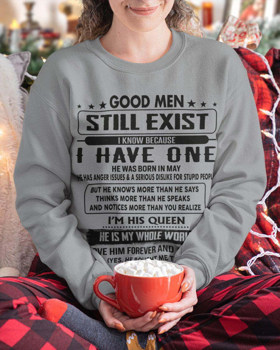 May - Good men Still Exist - gift for your girlfriend, wife from Husband - NGHL05 (SKU-GM-05)