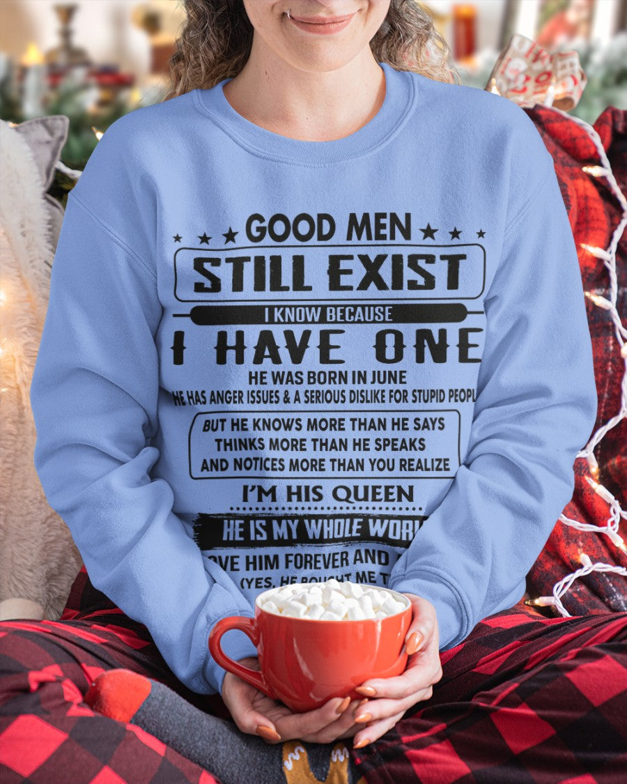 June - Good men Still Exist - gift for your girlfriend, wife from Husband - NGHL06 (SKU-GM-06)