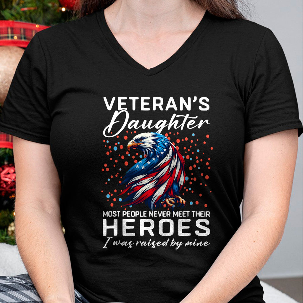 I am a Veteran's Daughter most people never meet their Funny T-Shirt - Gift for Daughter from Dad - NGHL00 Hoodie (SKU-T1410DD-A07)