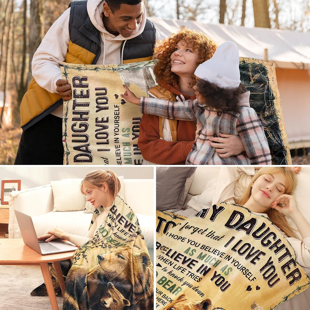 Special Gift For Your Daughter Blanket - From Dad (SKUB12-265)
