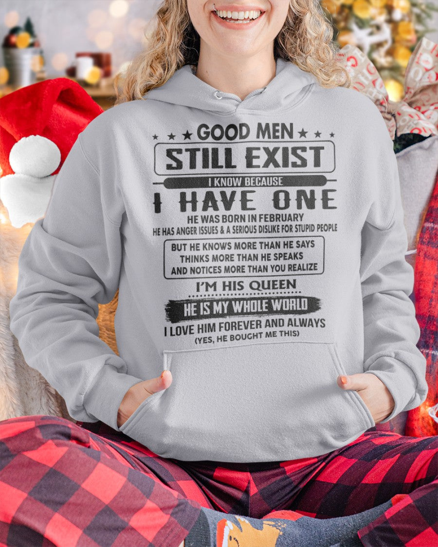 February - Good men Still Exist - gift for your girlfriend, wife from Husband - NGHL02 (SKU-GM-02)
