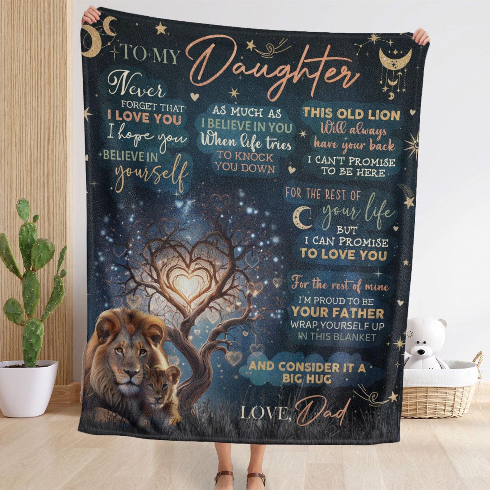Special Gift For Your Daughter Blanket - From Dad (SKUB10-127)