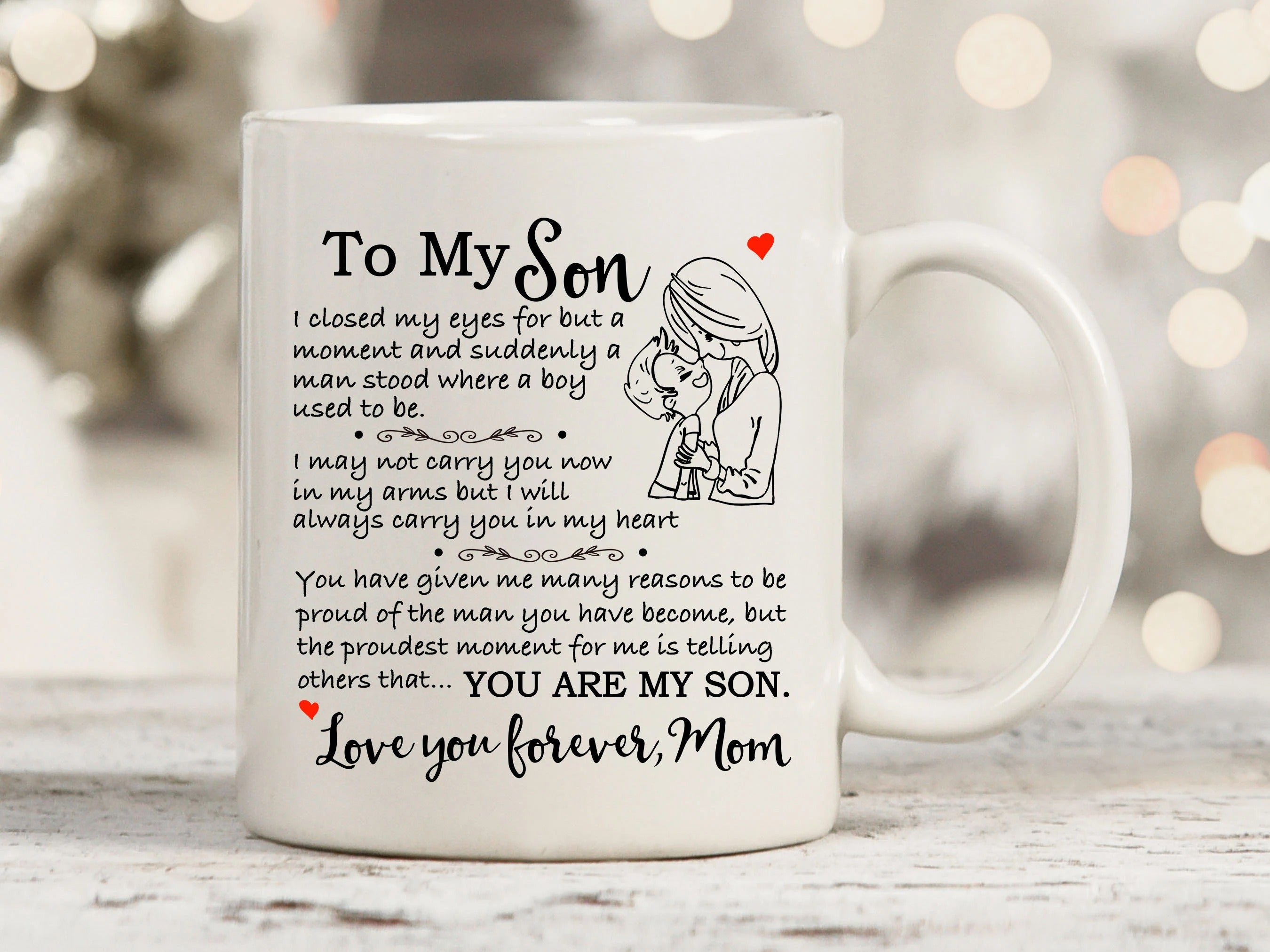 TO SON MUG 00 - GIFT FROM MOM - NTTD00