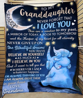 BLANKET FOR GRANDDAUGHTER – COMFORT & WARMTH GIFT FROM GRANDMA  Sherpa Fleece Quilt Blanket NGHL00 (SKU-CHAU-B20)