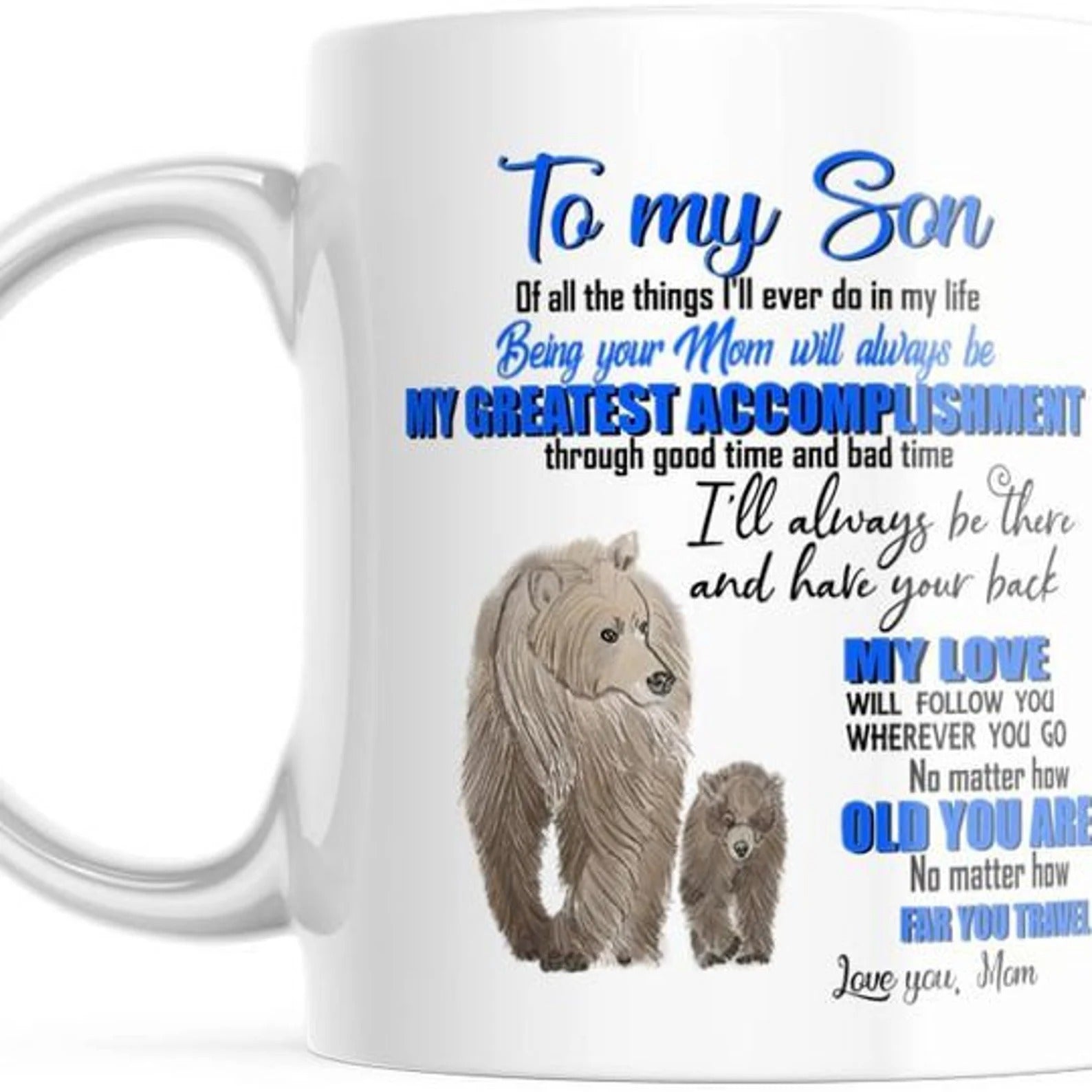 TO SON MUG 02 - GIFT FROM MOM - NTTD00