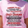 FEBRUARY - I'M A SPOILED GRANDDAUGHTER OF A CRAZY GRANDMA - From Grandma - NTTD02 (SKU-GMD1-NTT02)
