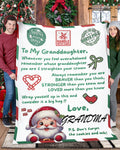 BLANKET FOR GRANDDAUGHTER FROM GRANDMA – XMAS GIFT (SKUB-CHRISTMAS3)