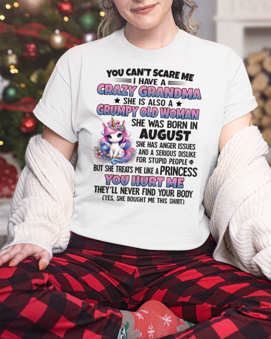 AUGUST - YOU CAN'T SCARE ME - GIFT FROM GRANDMA - NGHL08 (SKU09-106-08)