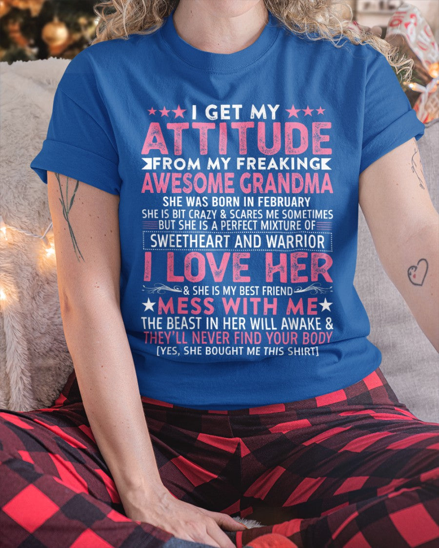 I GET MY ATTITUDE FROM MY GRANDMA FEBRUARY EDITION – FROM GRANDMA TO GRANDDAUGHTER NTTD02 (SKU07-163-02)