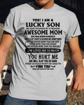 March - Yes! I'm A Lucky Son - Perfect Gift For Son From Mom - NGHL03 (SKU-LKW-03)
