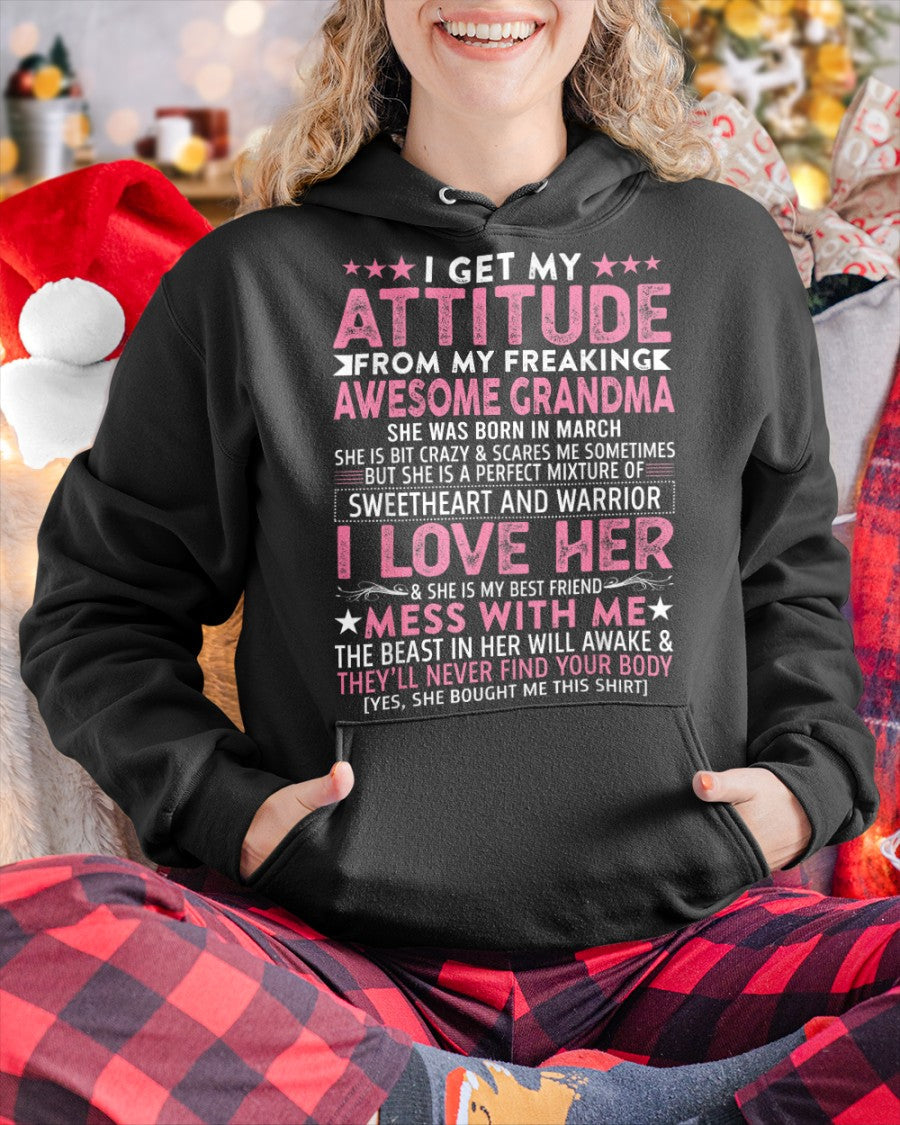 I GET MY ATTITUDE FROM MY GRANDMA MARCH EDITION – FROM GRANDMA TO GRANDDAUGHTER NGHL03 (SKU07-163-03)