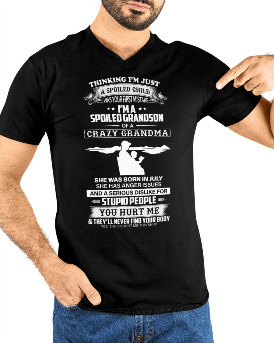 Spoiled by Grandma Shirt July Edition – From Grandma to Grandson NGHL07 (SKU-GMS2-07)