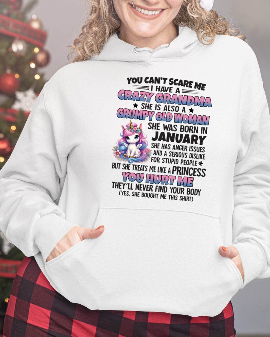 JANUARY - YOU CAN'T SCARE ME - GIFT FROM GRANDMA - NGHL01 (SKU09-106-01)