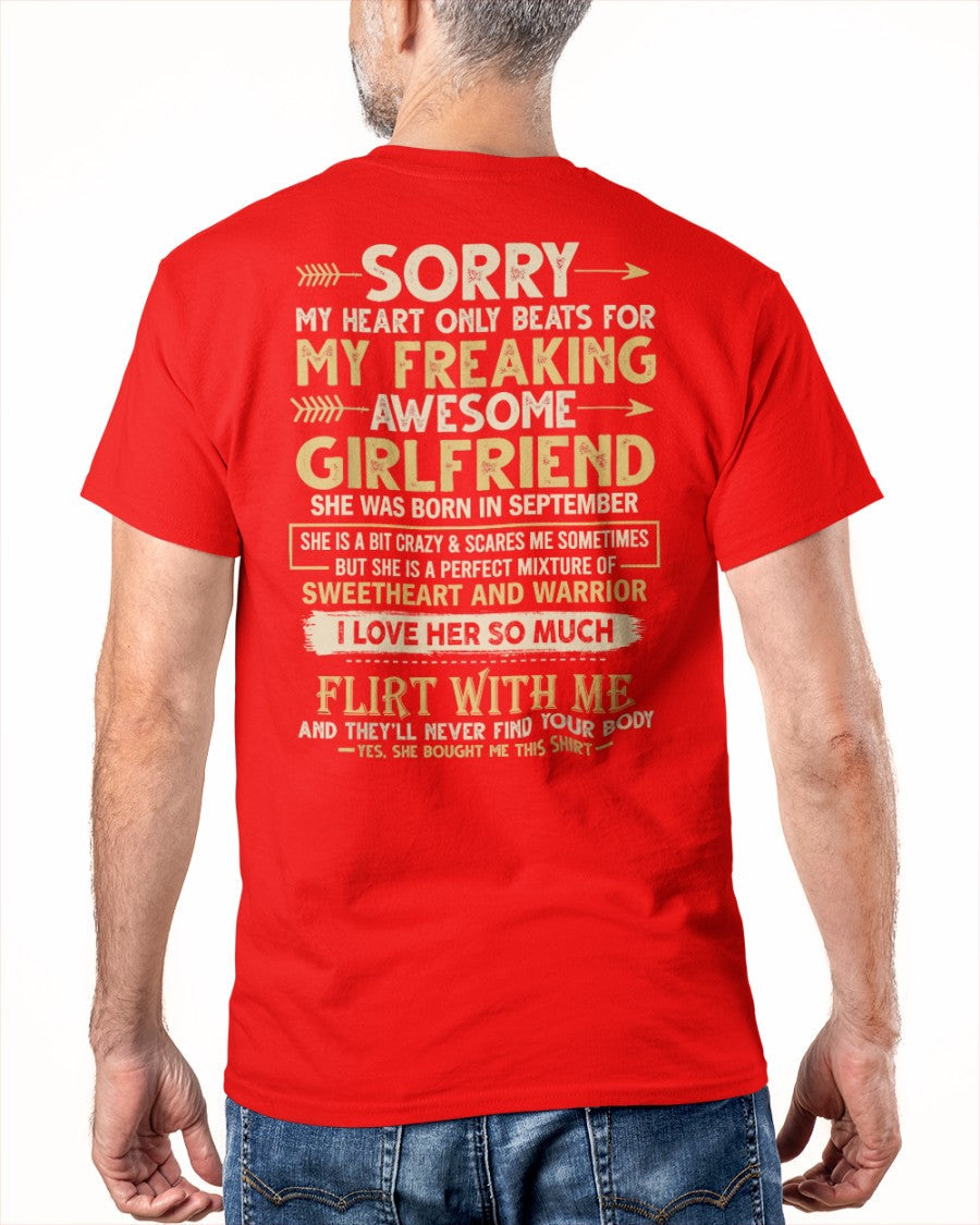 September - Awesome Girl - Perfect Gift For Your Boyfriend, Husband (SKU05-103-09)