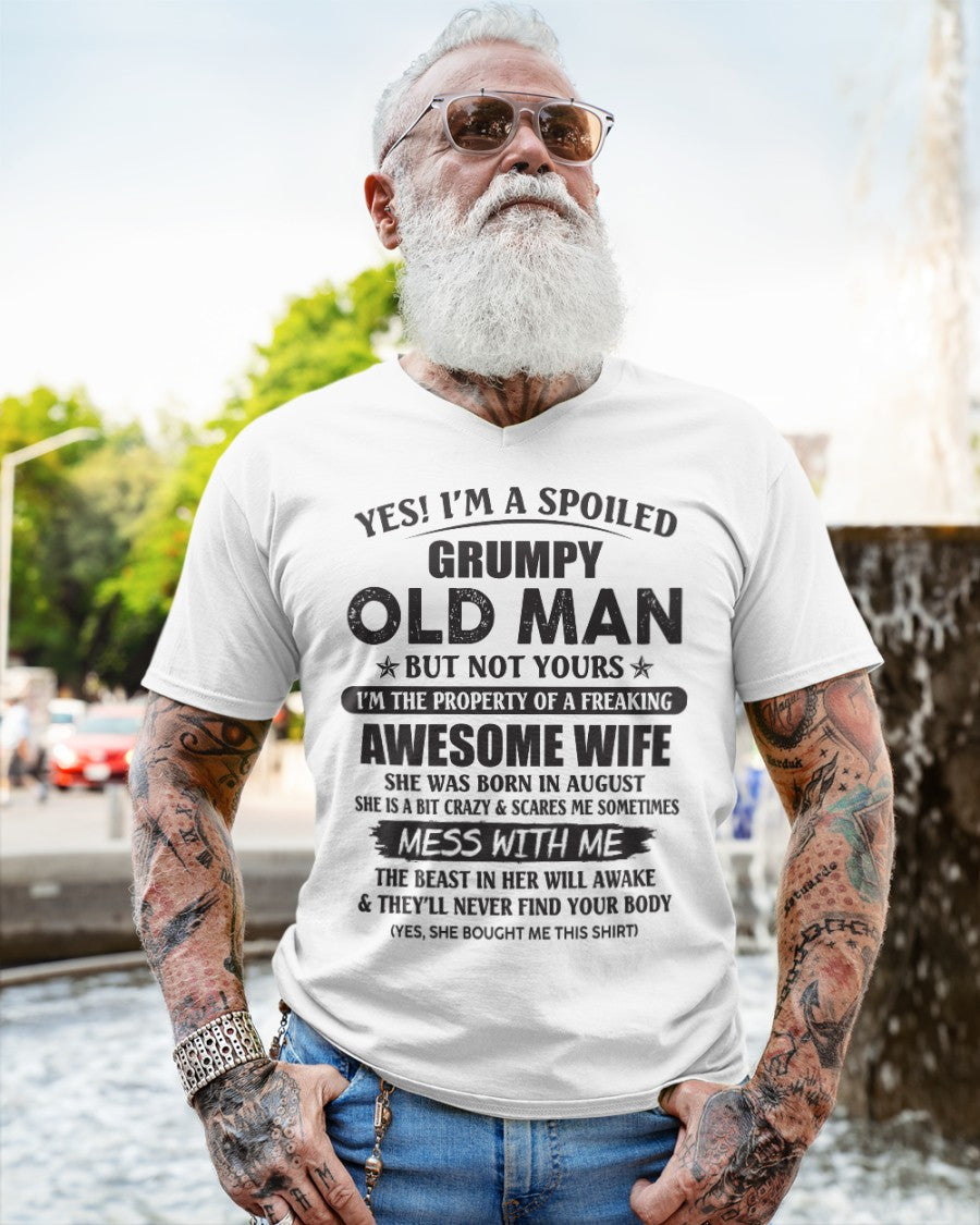 Awesome wife August - Perfect gift for your husband - NGHL08 (SKU96-68-08)