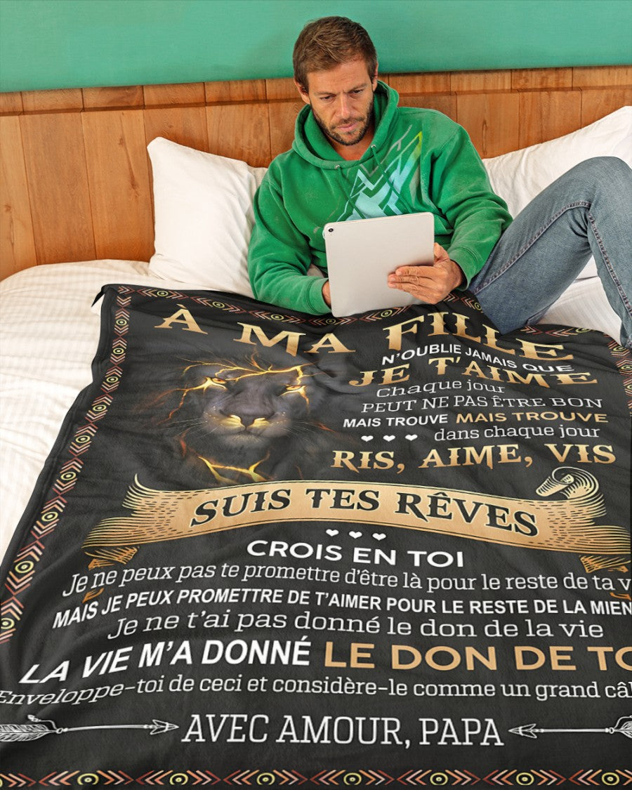 Cadeau Spécial Pour Ta Fille Couverture - De Papa (SKUB09-91)