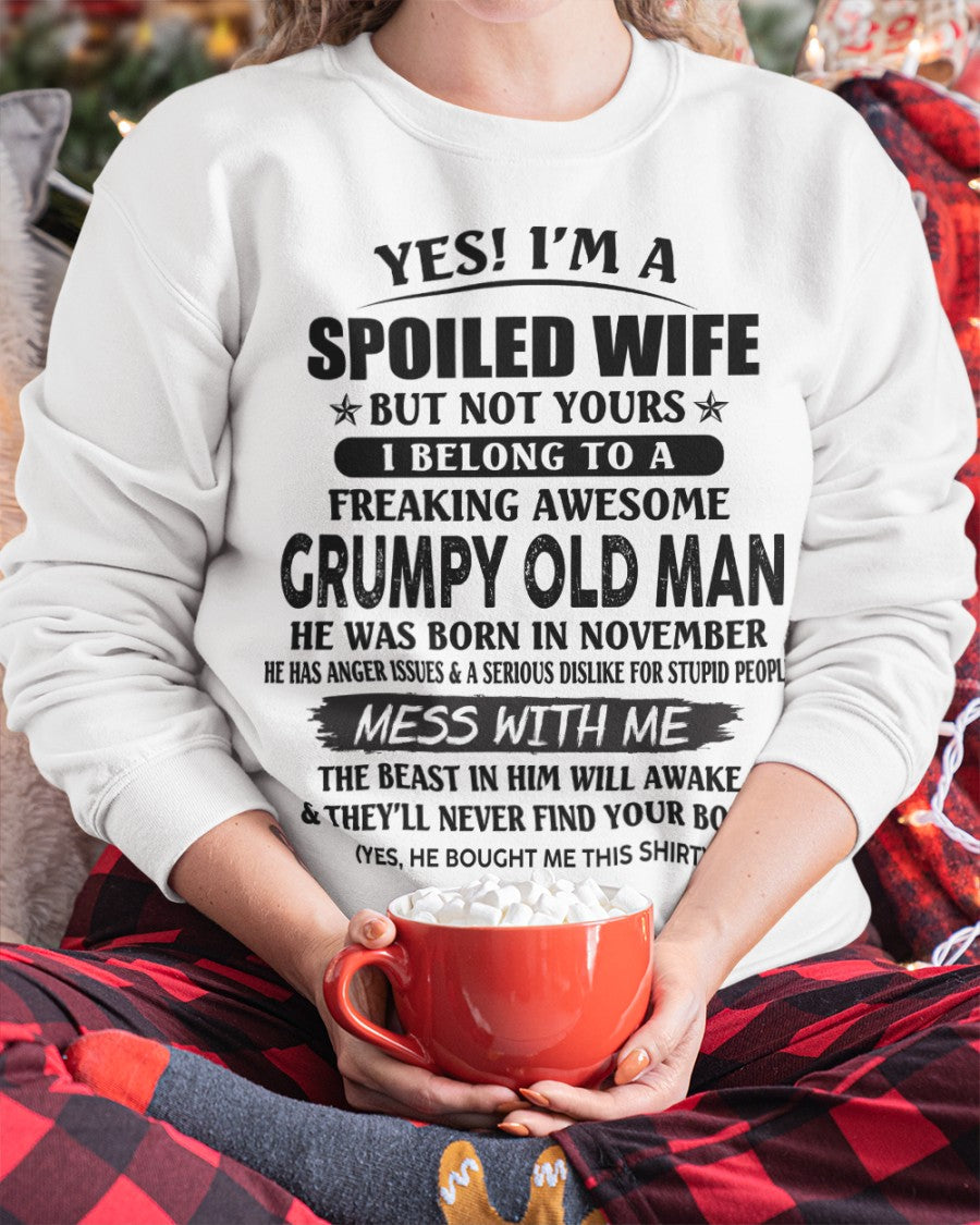 Grumpy Old Man November – Perfect gift for wife From Husband – NGHL11 (SKU08-63-11)