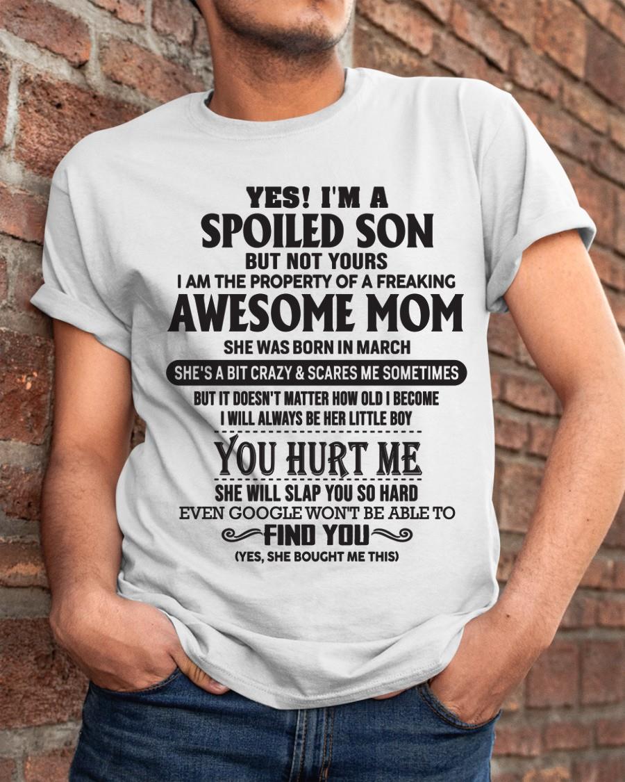 March - Gift for Son From Mom - NGHL03 ( SKU-MS01-03)