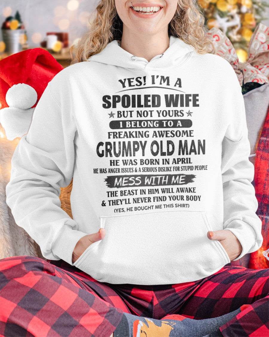 Grumpy Old Man April – Perfect gift for your wife From Husband – NGHL04 (SKU08-63-04)