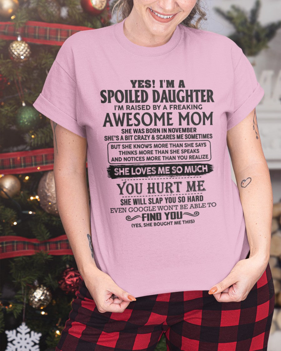 November - Spoiled Daughter - Perfect gift for your daughter (SKU-MD01-11)