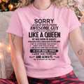 August - Sorry I am already taken by a freaking awesome guy - Gift for Wife From Husband - NGHL08 (SKU08-25-08)
