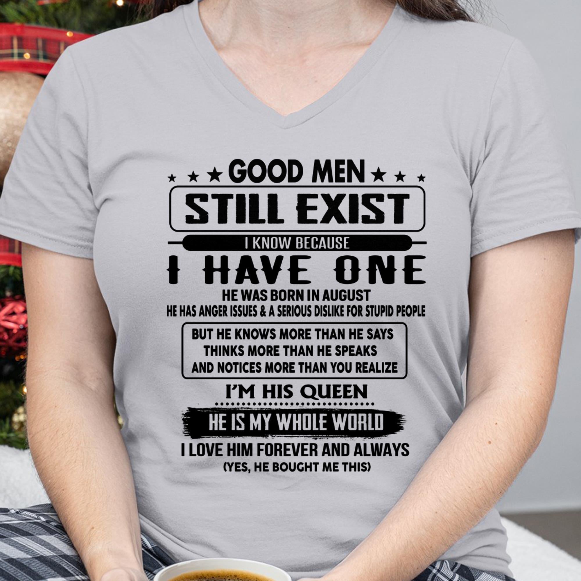 August - Good men Still Exist - gift for your girlfriend, wife from Husband - NGHL08 (SKU-GM-08)